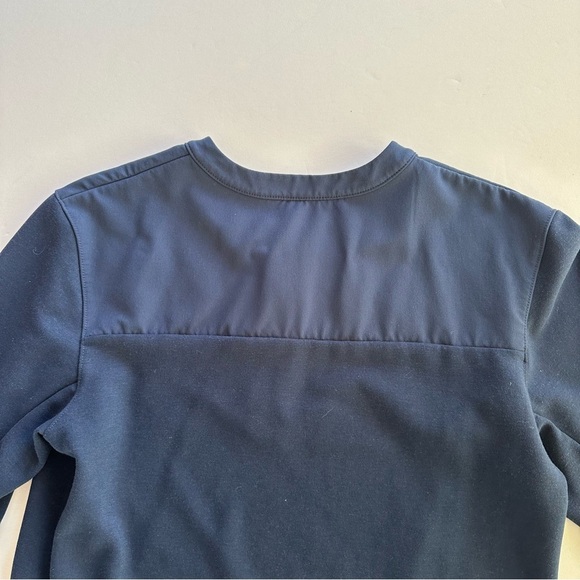 Nike Mens Dri Fit Half Zip Football UV Top Pullover Navy Blue Small - Picture 14 of 15